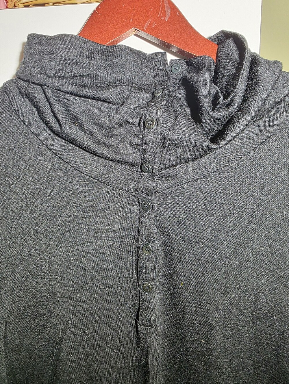 Icebreaker Merino Wool Ariana Sweater Dress Mock Neck Long Sleeve Black Large - Picture 4 of 9